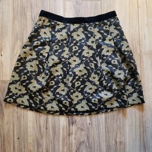 LOFT Skirt with velvet waistband